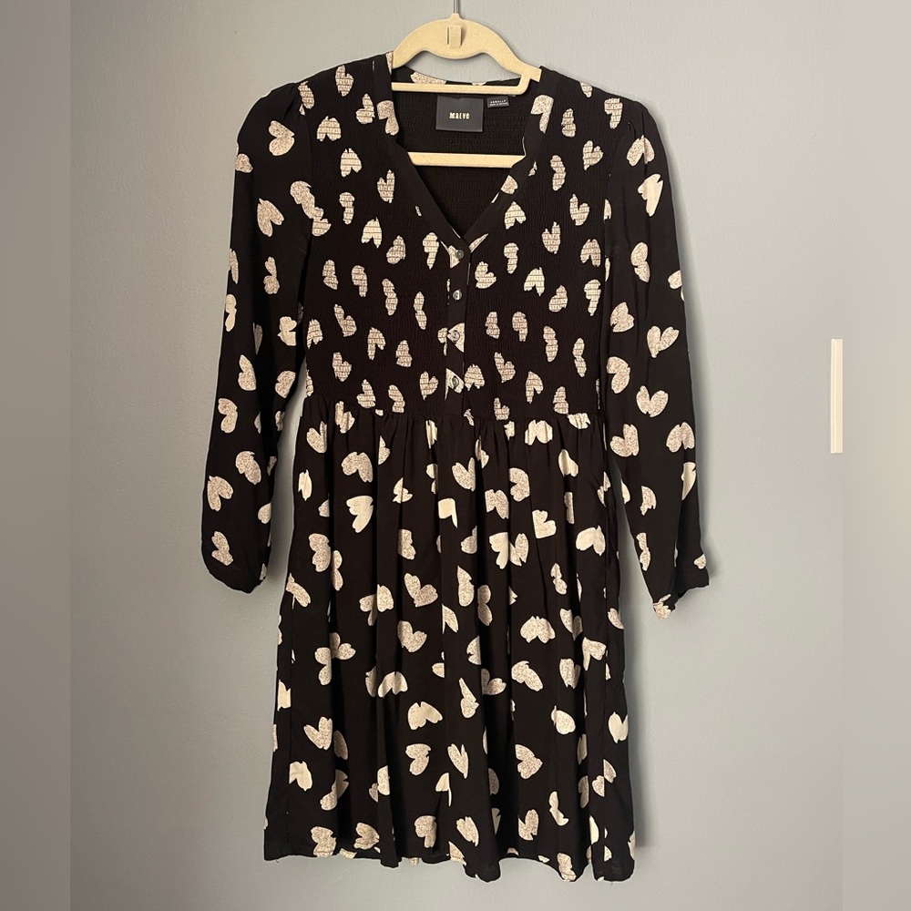 Maeve Anthropologie Dress XS - Heart Print